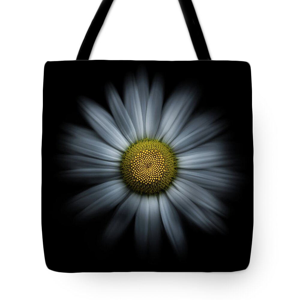Abstract Tote Bag featuring the photograph Backyard Flowers 31 Color Flow Version by Brian Carson