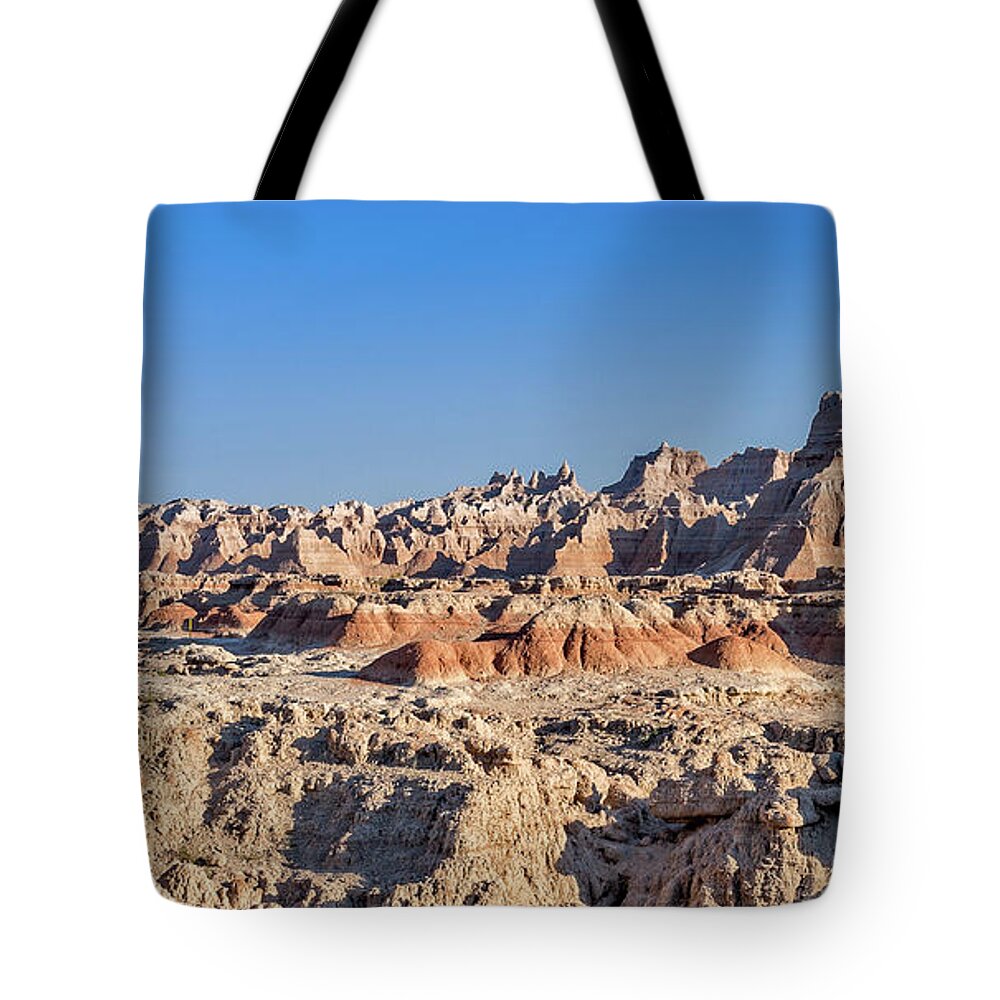 Mars Tote Bag featuring the photograph Badlands Mars by Chris Spencer