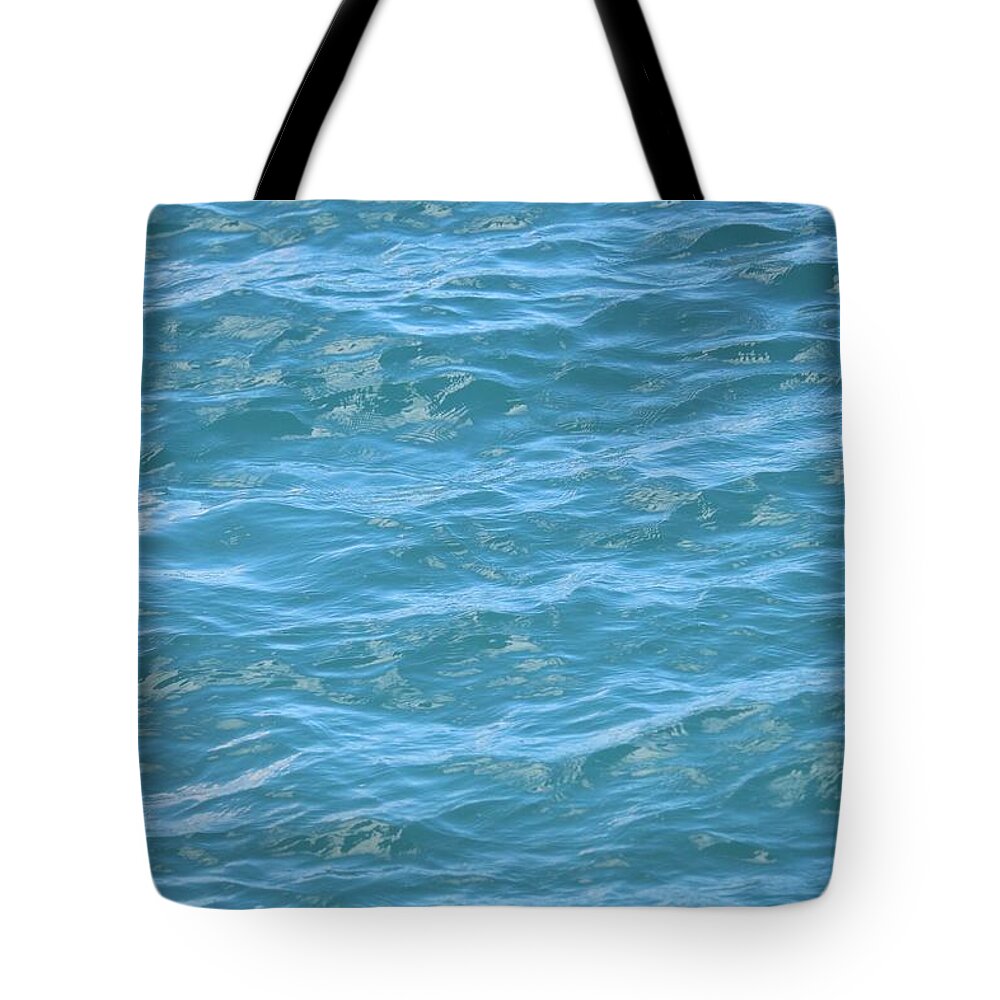 Aqua Tote Bag featuring the photograph Bahamas Blue by Carol Groenen