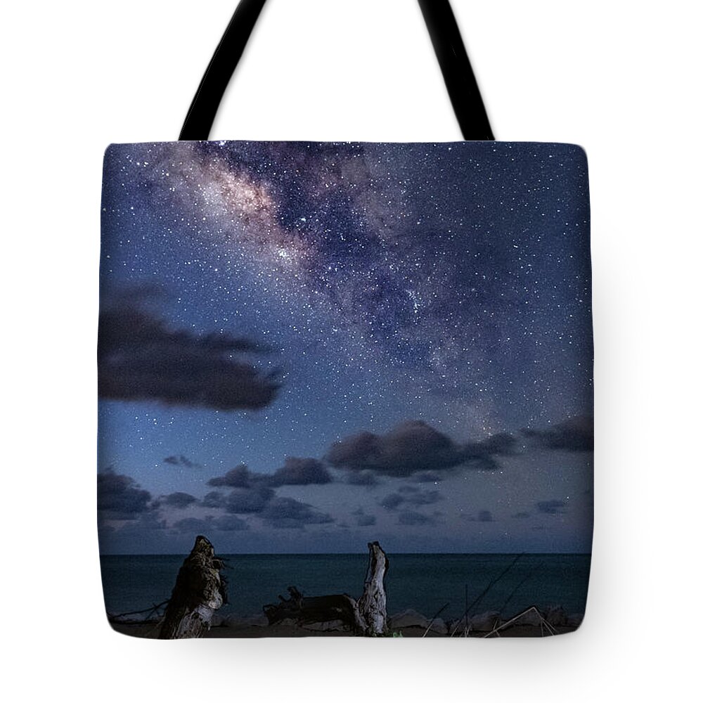 Bahia Tote Bag featuring the photograph Bahia Honda Milky Way 2 by David Hart