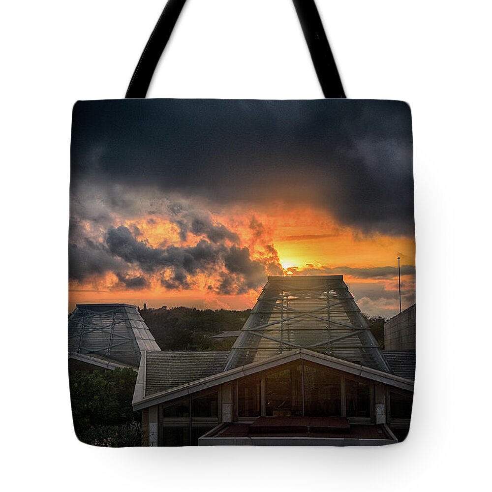 Bali Tote Bag featuring the photograph Balinese sunset by Andrei SKY