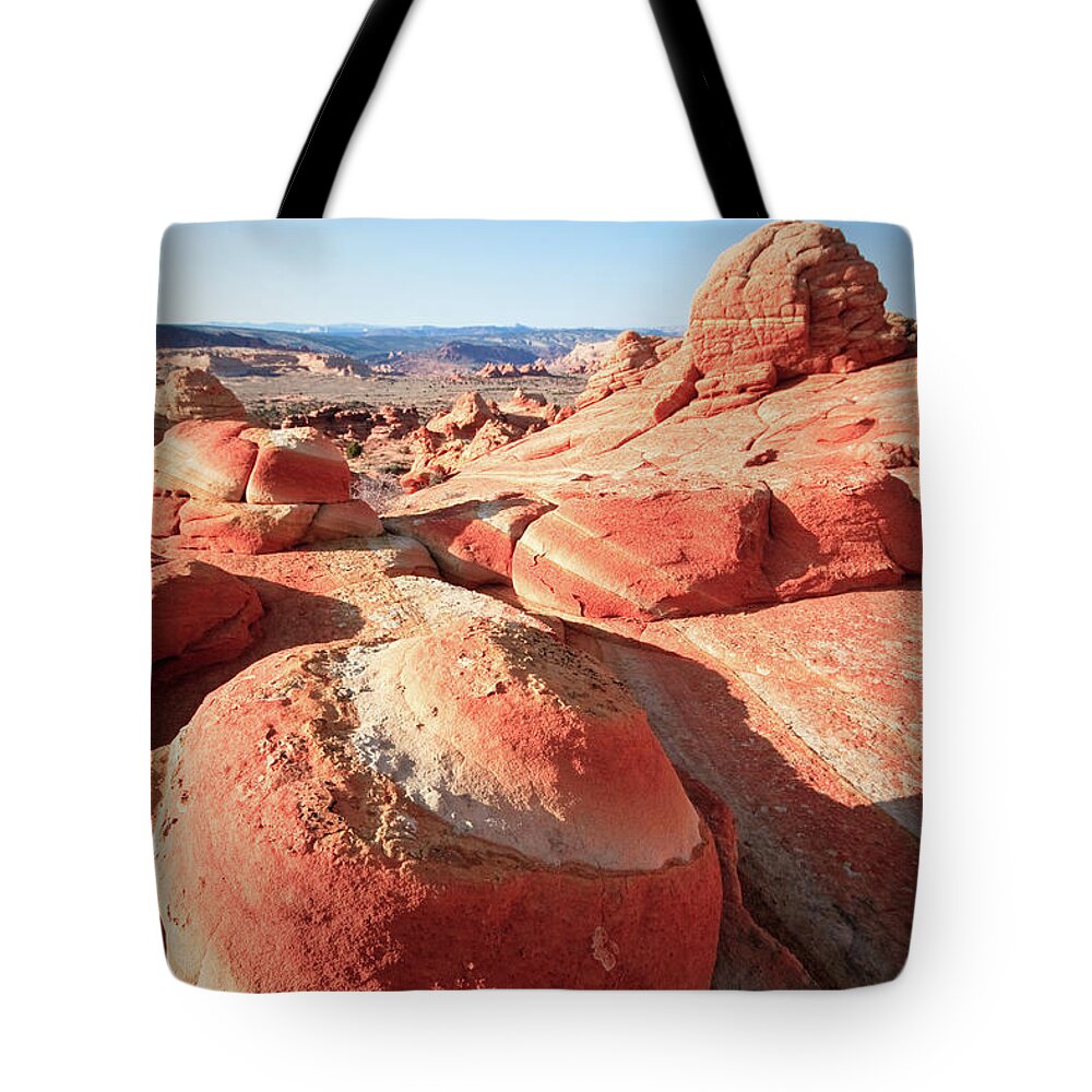 Tranquility Tote Bag featuring the photograph Ball On The Butte by Daniel Cummins