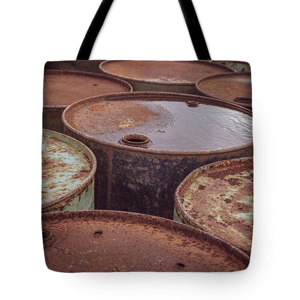Barrels Tote Bag featuring the photograph Barrels by Michelle Wittensoldner