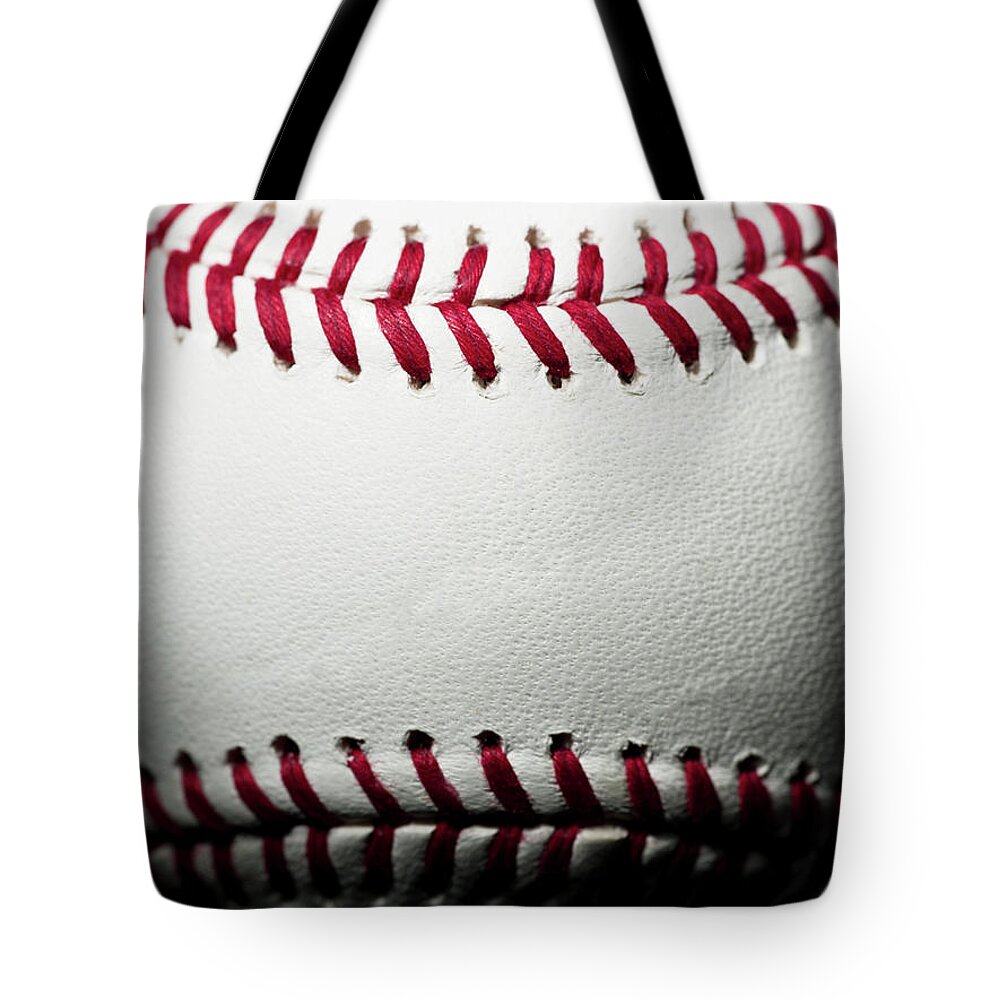 Ball Tote Bag featuring the photograph Baseball by Pgiam