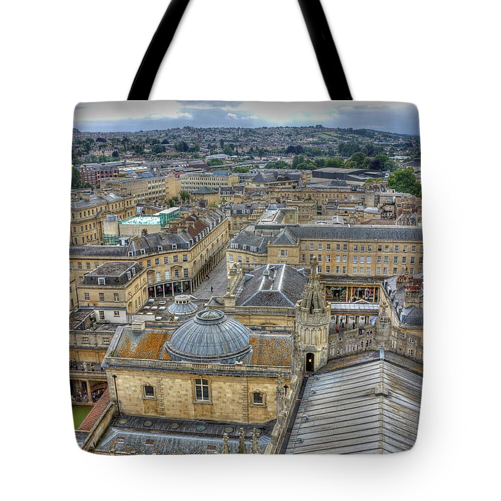 Tranquility Tote Bag featuring the photograph Bath City by Image By Nonac digi For The Green Man