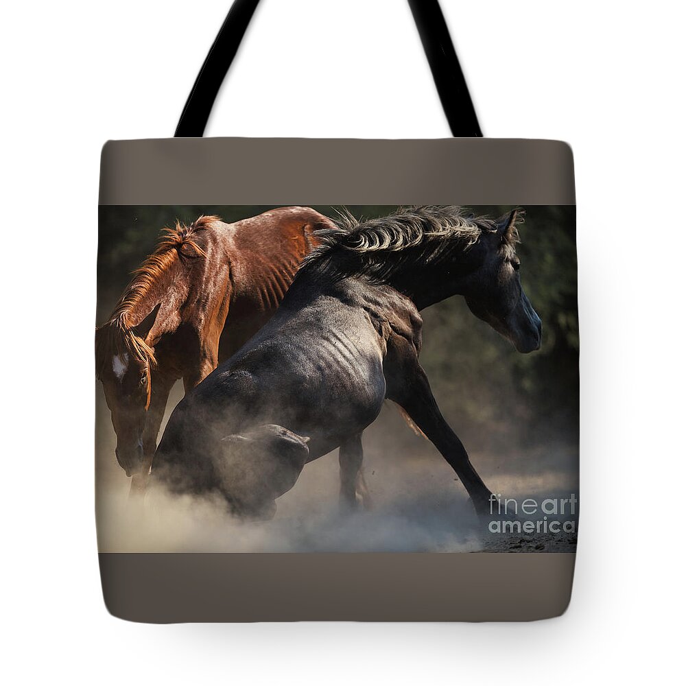 Battle Tote Bag featuring the photograph Battle 2 by Shannon Hastings