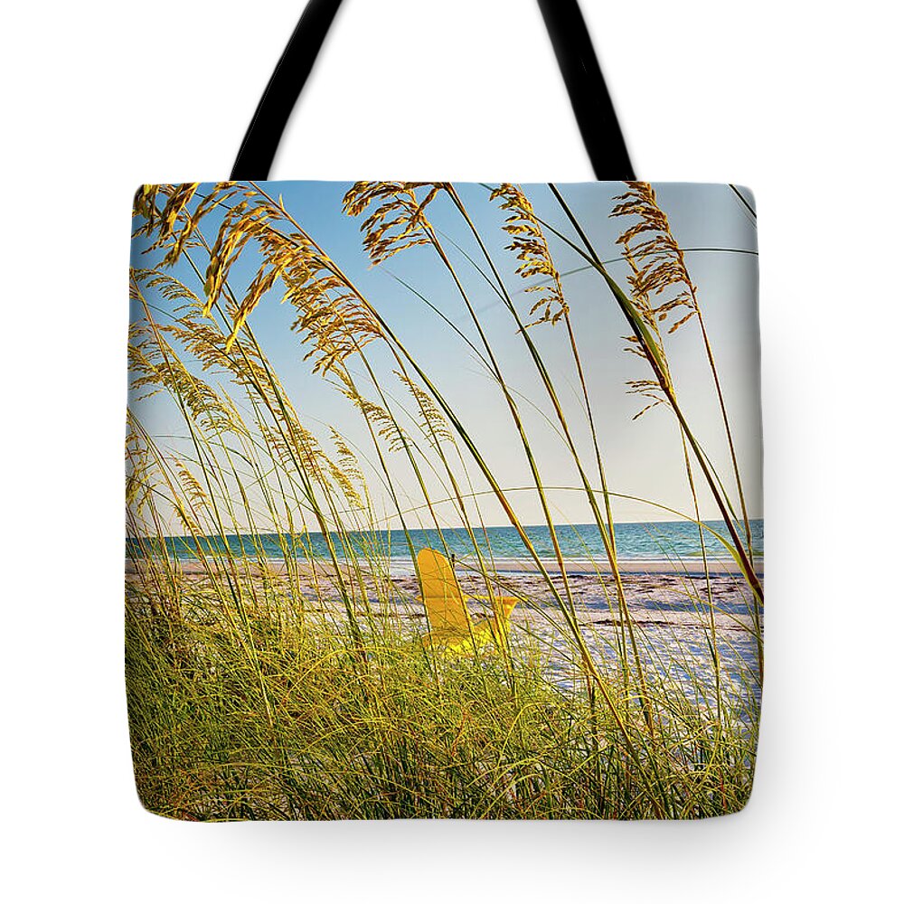 Estock Tote Bag featuring the digital art Beach by Lumiere