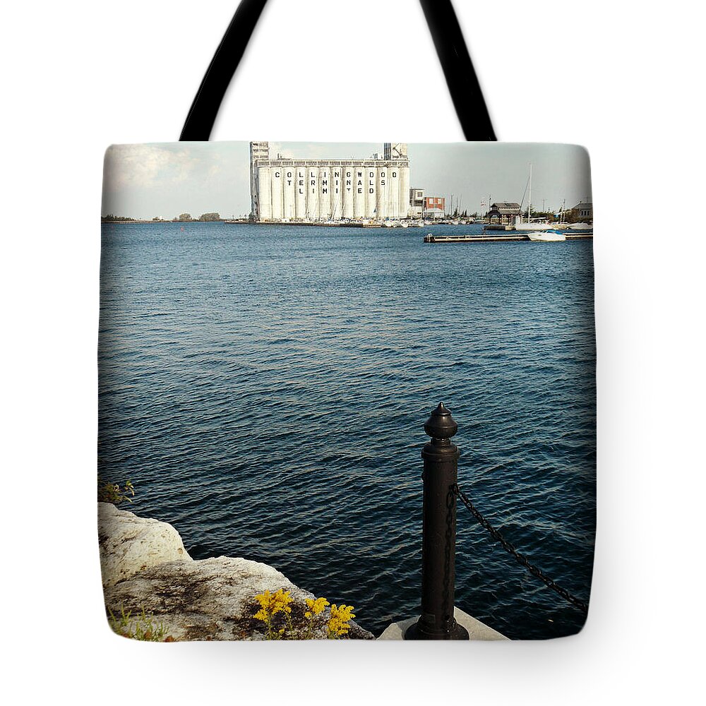 Beautiful Bluey Bay Tote Bag featuring the photograph Beautiful Bluey Bay by Cyryn Fyrcyd