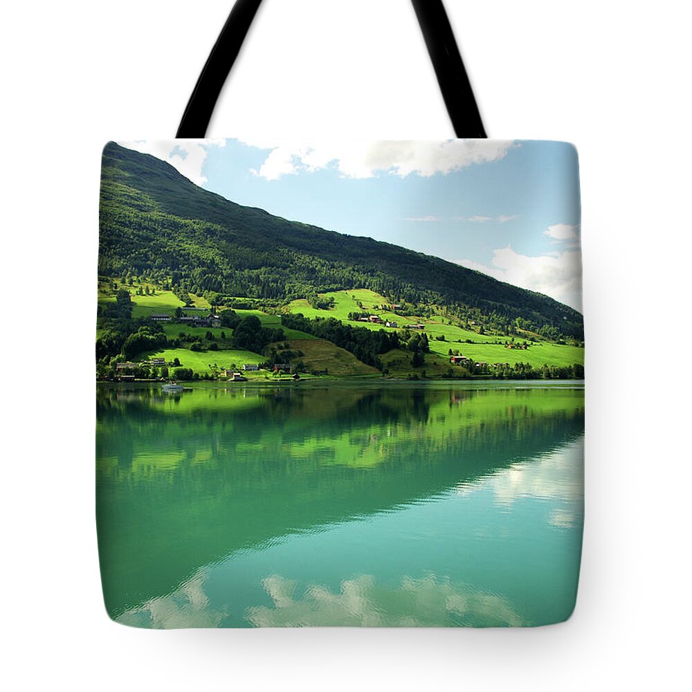 Tranquility Tote Bag featuring the photograph Beautiful Norway by By R.duran (rduranmerino@gmail.com)