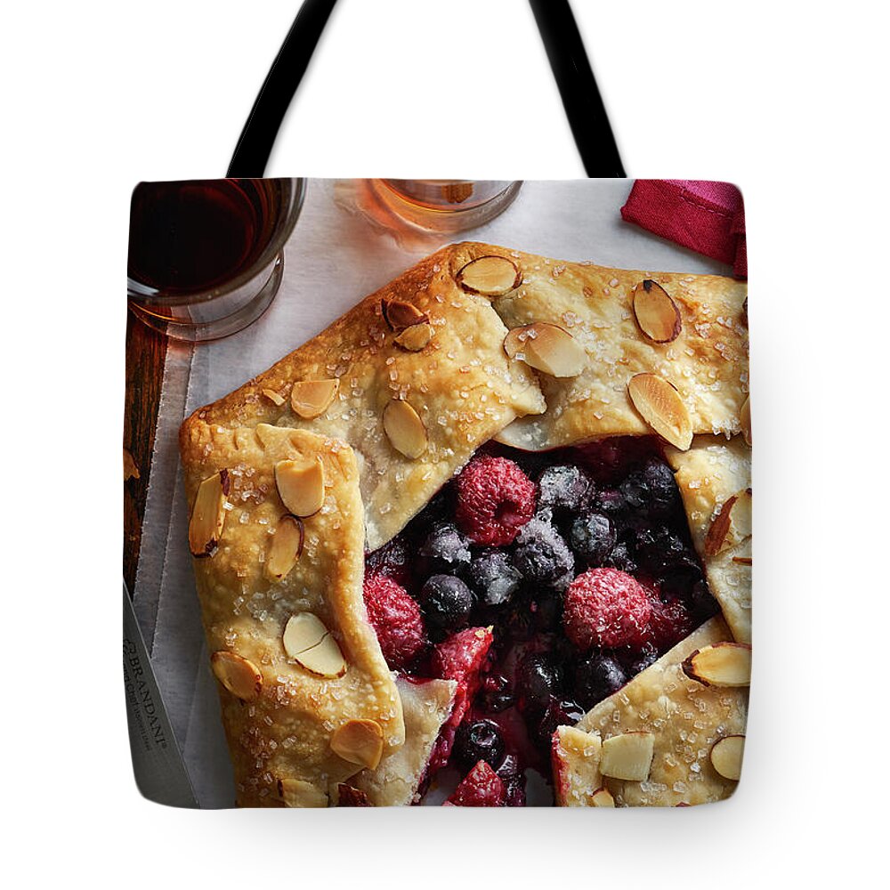 Cuisine Tote Bag featuring the photograph Berry Galette by Cuisine at Home