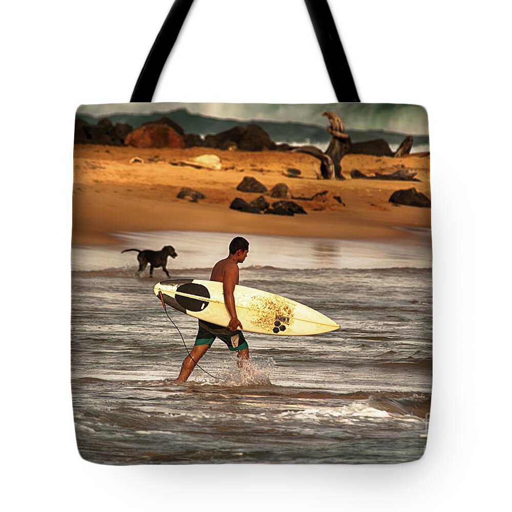 Beach Tote Bag featuring the photograph Best Friends by Eye Olating Images