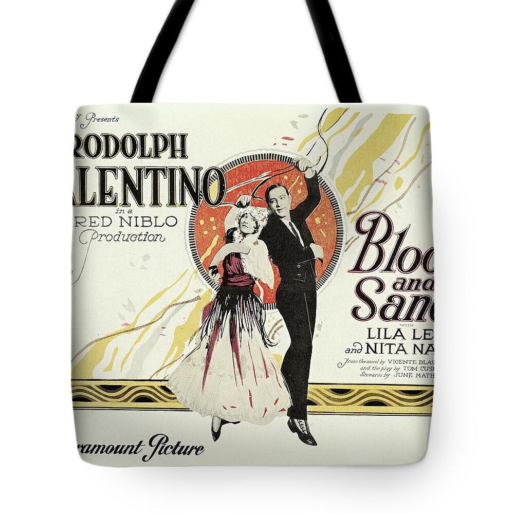Blood And Sand Tote Bag featuring the painting Blood and Sand, 1922 by Vincent Monozlay