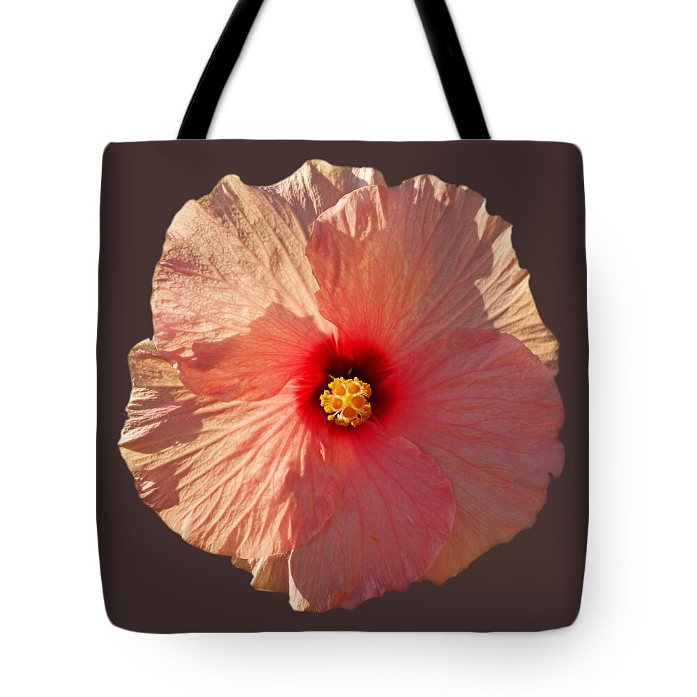 Hibiscus Flower Tote Bag featuring the photograph Blooming Hot by Charles Stuart