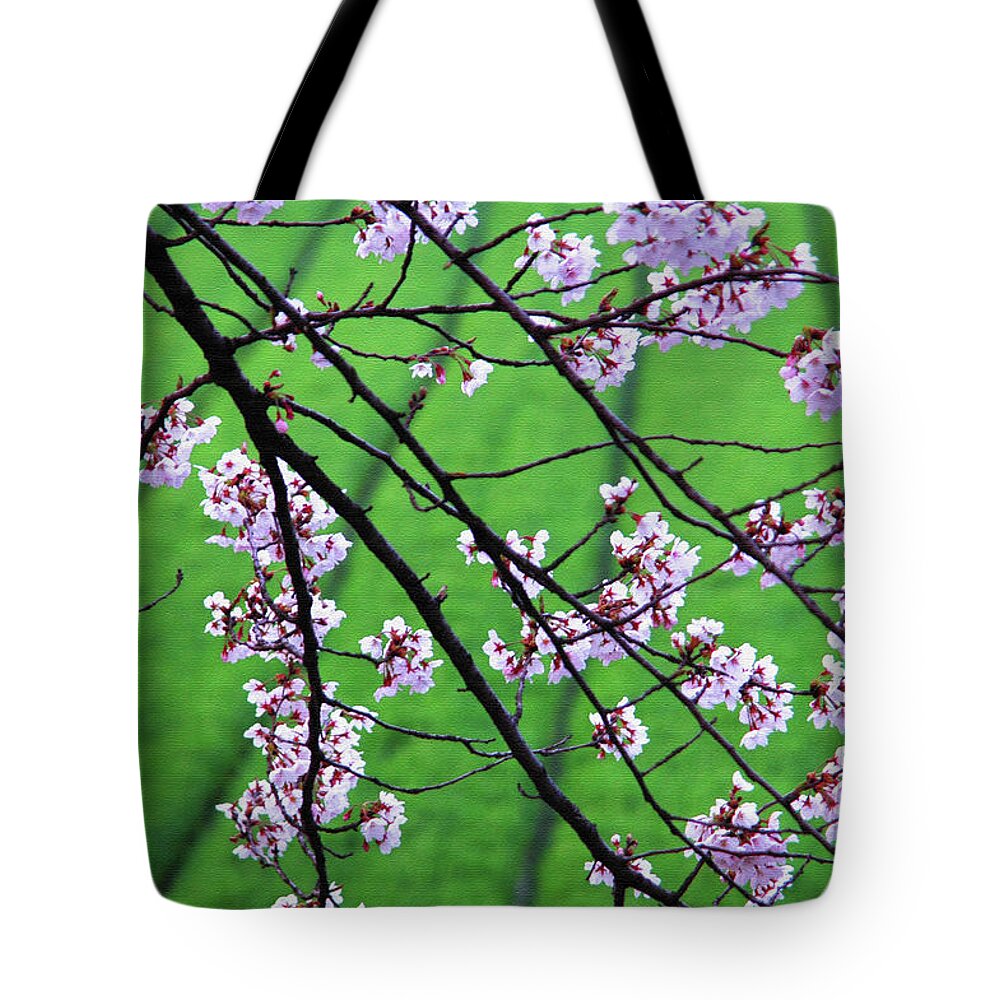 Tranquility Tote Bag featuring the photograph Blossoms Before Fields by Greg Timlin Photography