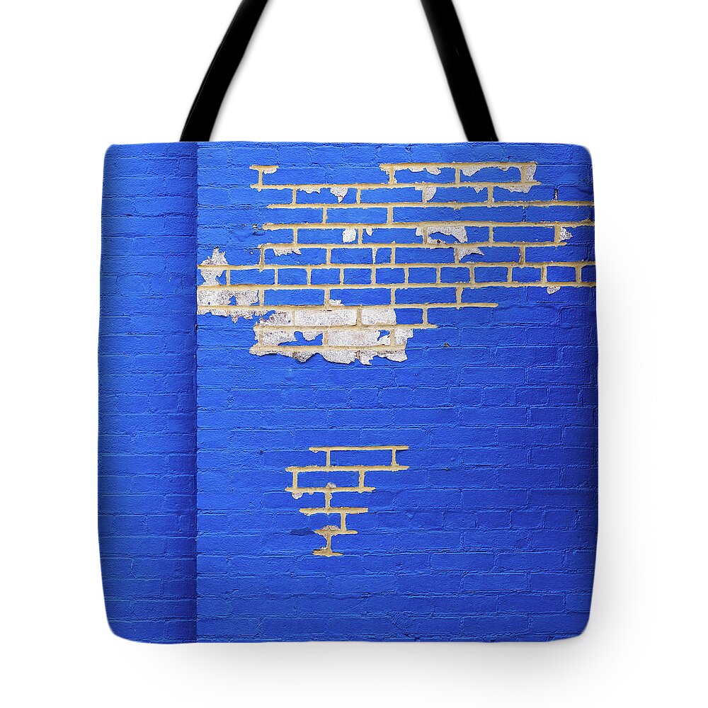 Minimalist Tote Bag featuring the photograph Blue Africa by Liz Albro