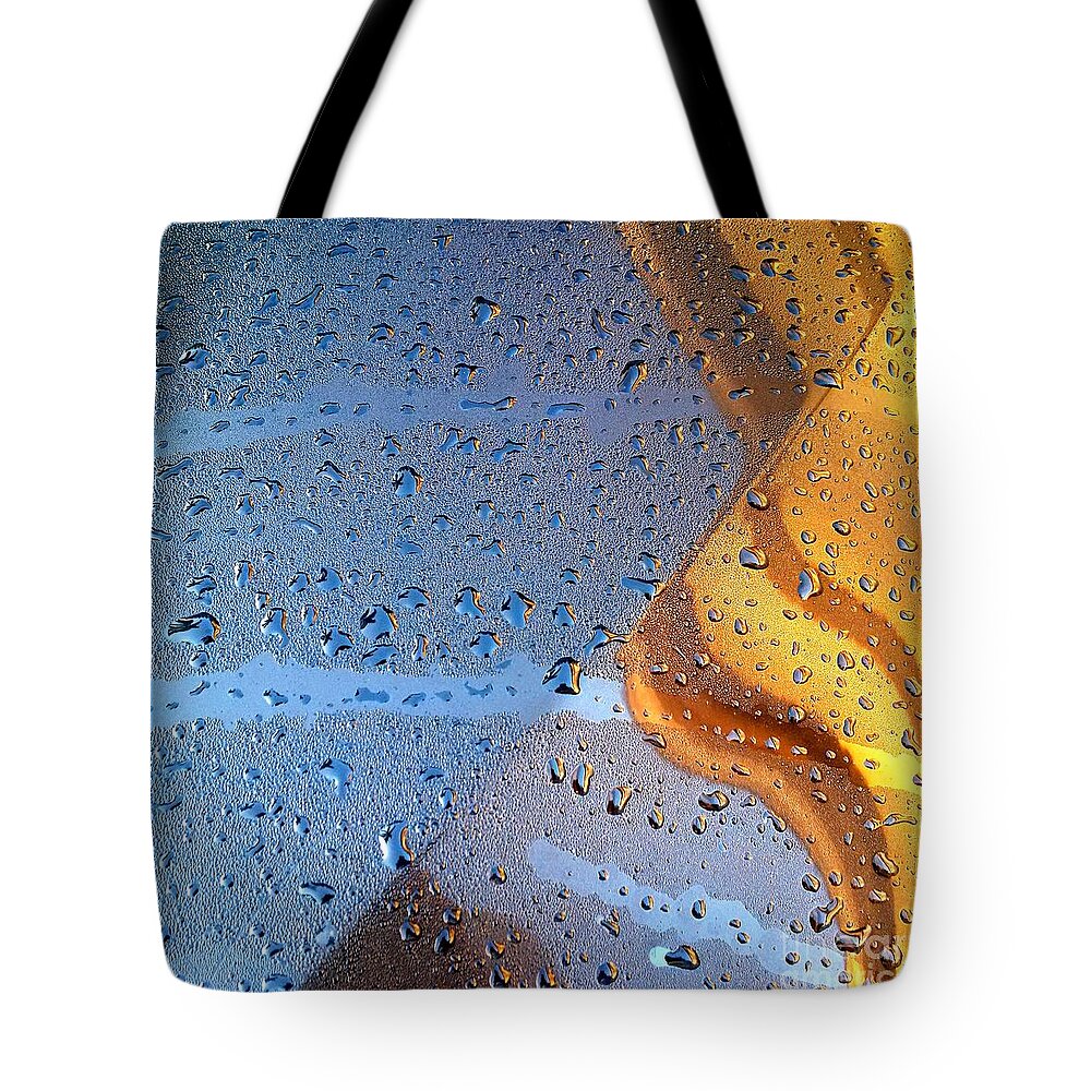 Reflections Tote Bag featuring the photograph Blue Gold by Lorenzo Cassina