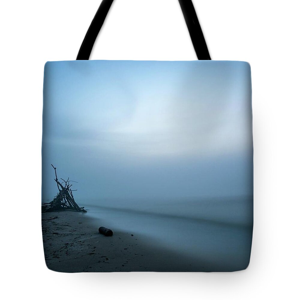 Serenity Tote Bag featuring the photograph Blue hour by Kristine Hinrichs