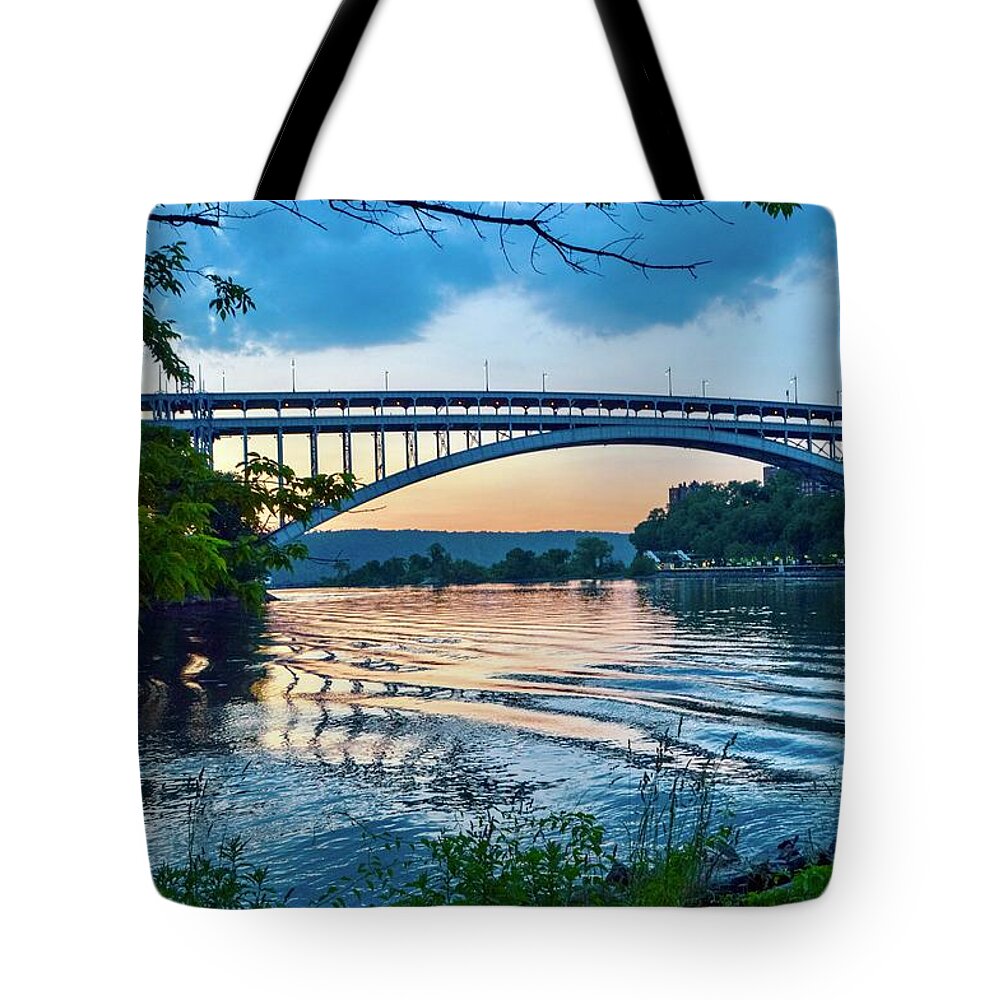 Sunset Tote Bag featuring the photograph Blue Hour by Shannon Kelly