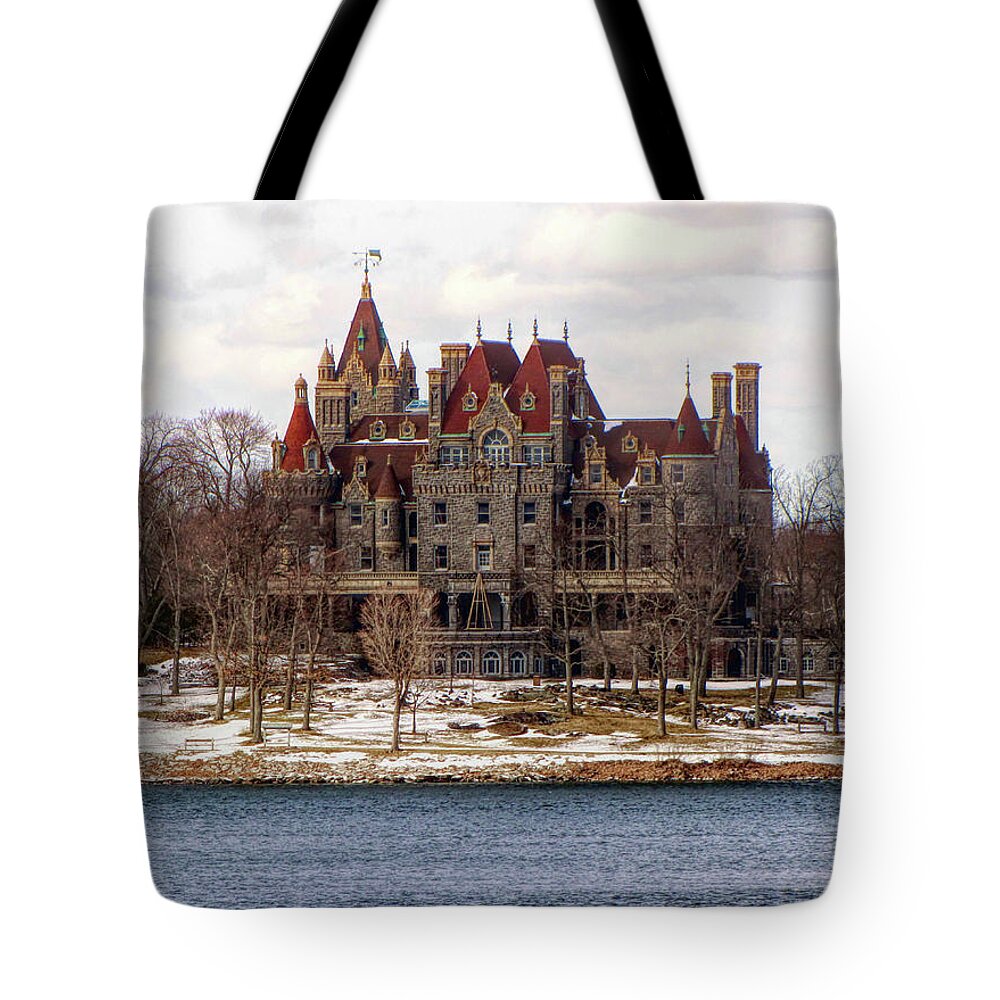 Castle Tote Bag featuring the photograph Boldt Castle by Susan Hope Finley