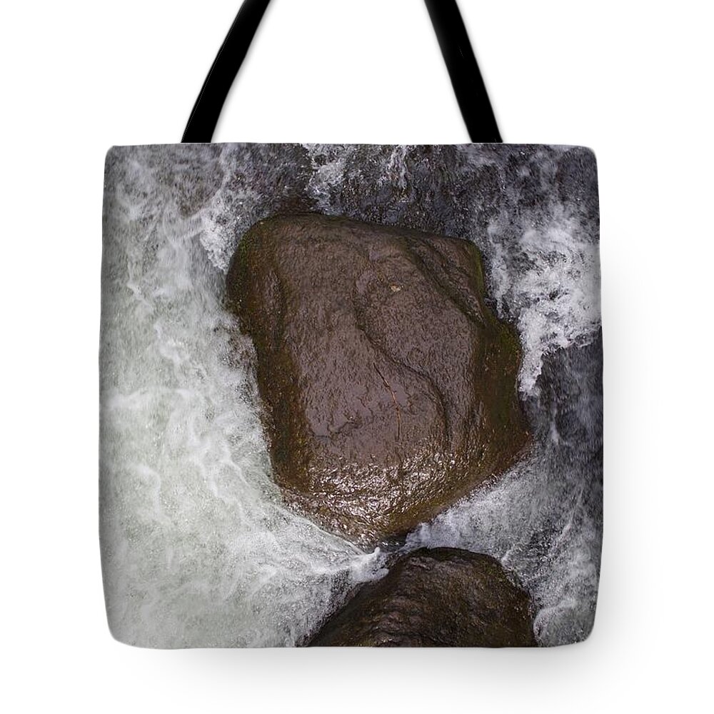 Boulder Rush Tote Bag featuring the photograph Boulder Rush by Dylan Punke