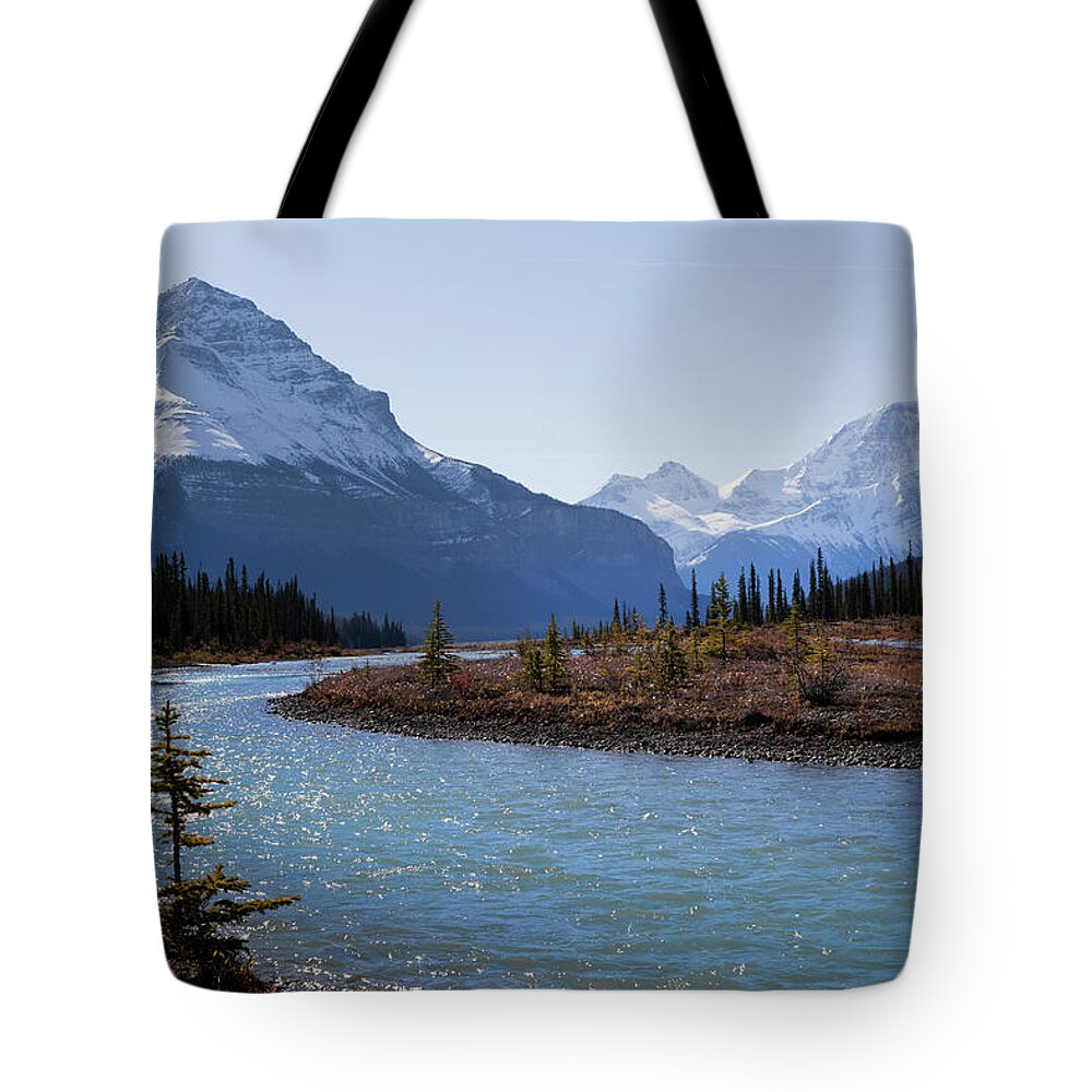 Scenics Tote Bag featuring the photograph Bow River, Alberta, Canada by Toos