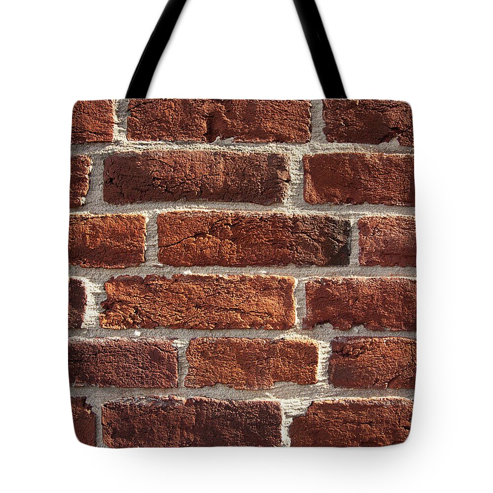 Outdoors Tote Bag featuring the photograph Brick Wall by Nine Ok