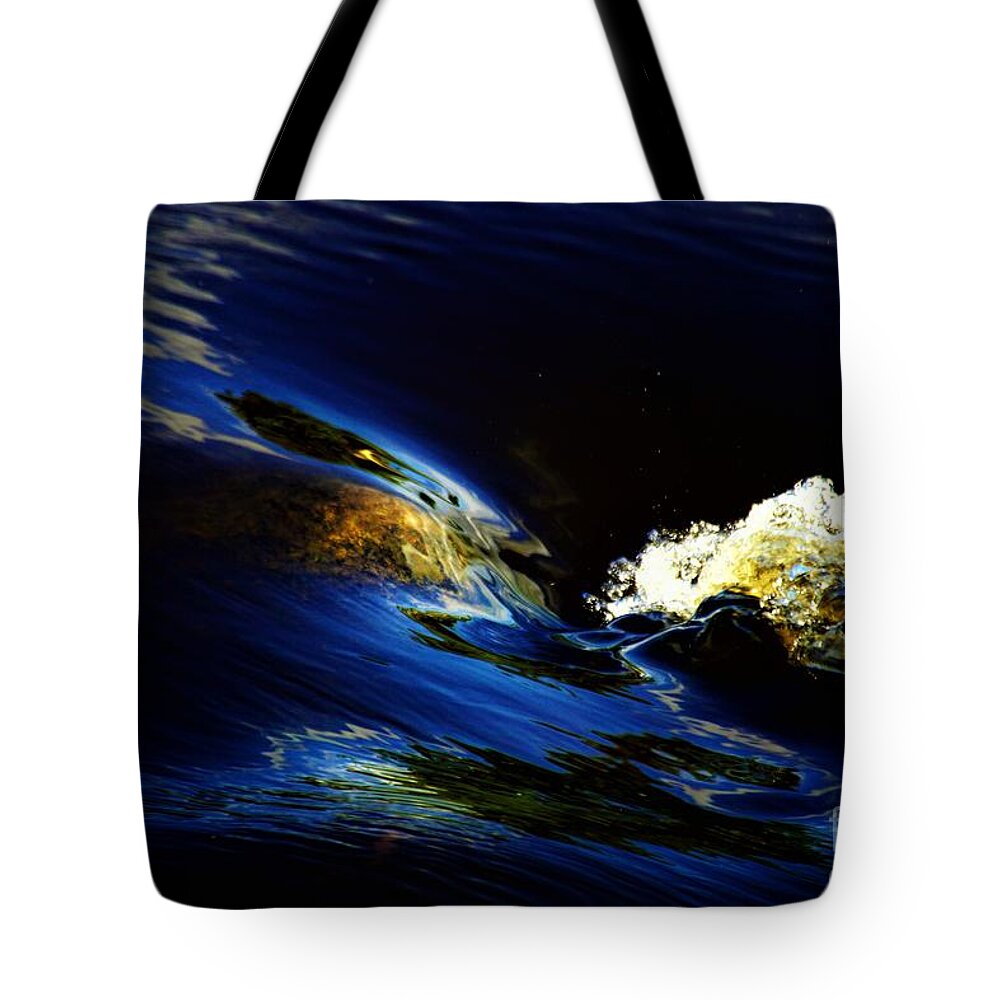 Waterfalls Tote Bag featuring the photograph Bubble Up by Merle Grenz