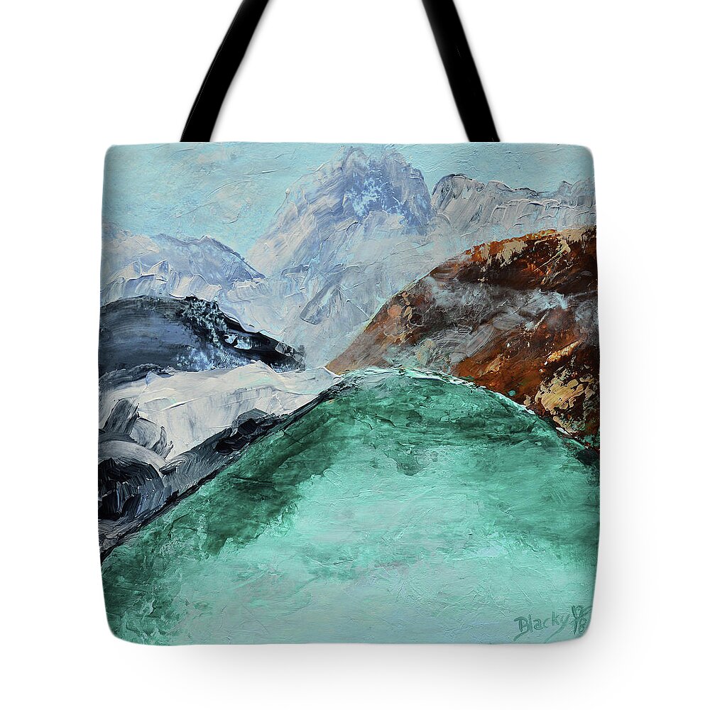 Canada Tote Bag featuring the painting Canadian Dream by Donna Blackhall