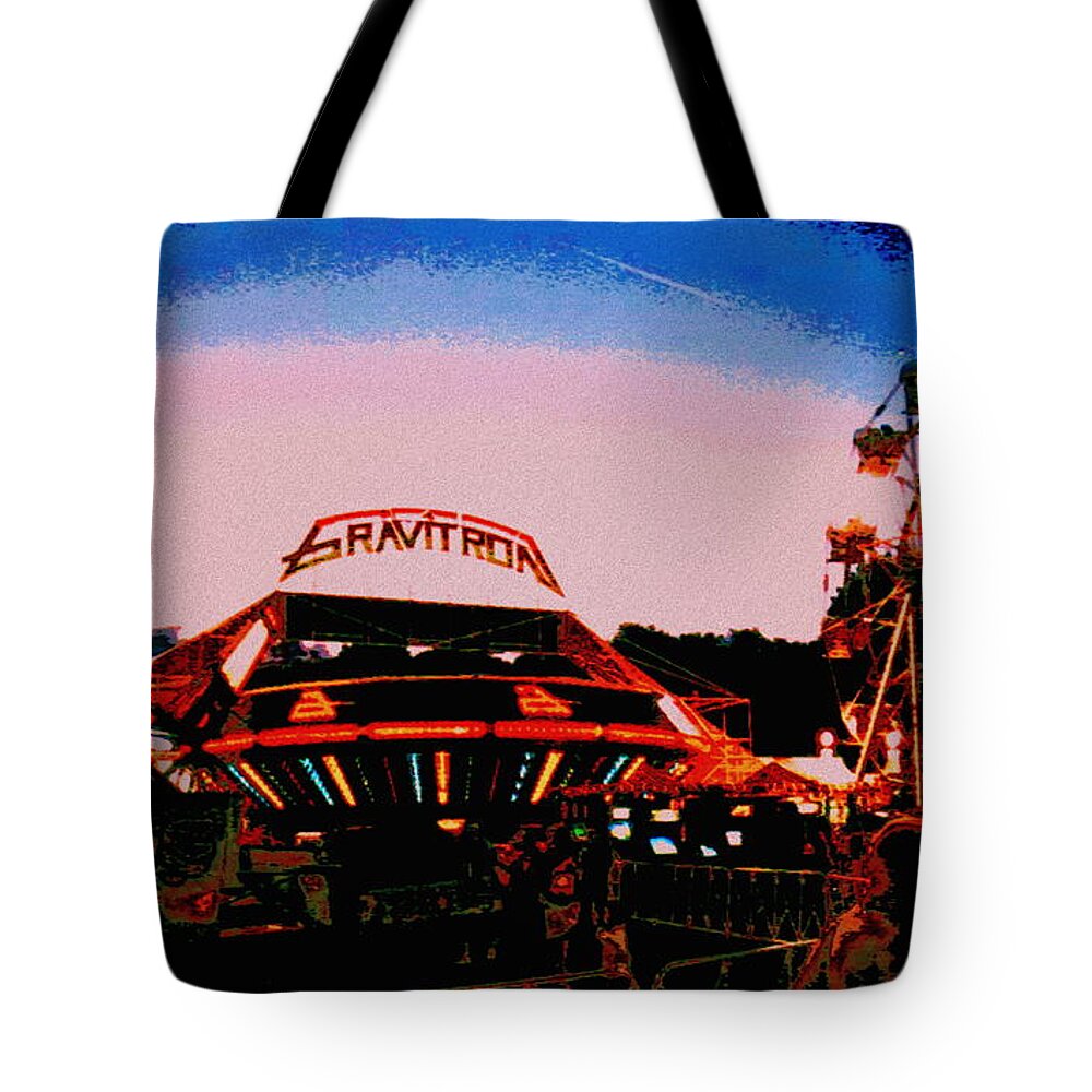 Carnival Tote Bag featuring the digital art Carnival by Cliff Wilson