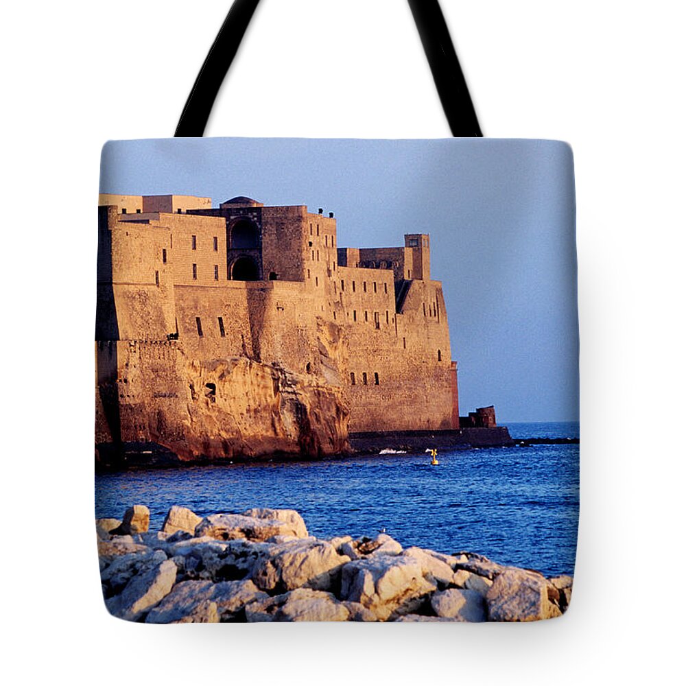 Built Structure Tote Bag featuring the photograph Castel Dellovo, Naples, Italy by Lonely Planet