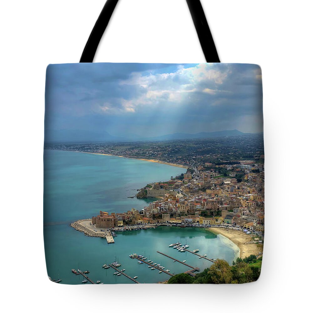 Tranquility Tote Bag featuring the photograph Castellammare Del Golfo by Filippo Maria Bianchi