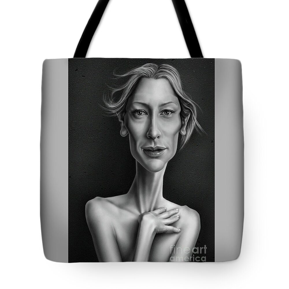 Cate Blanchett Tote Bag by Andre Koekemoer - Fine Art America