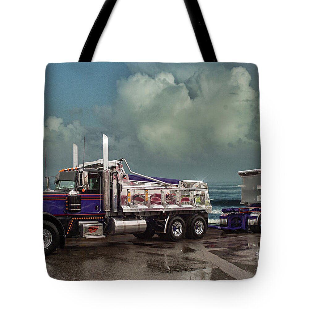 Big Rigs Tote Bag featuring the photograph Catr8427-19 by Randy Harris