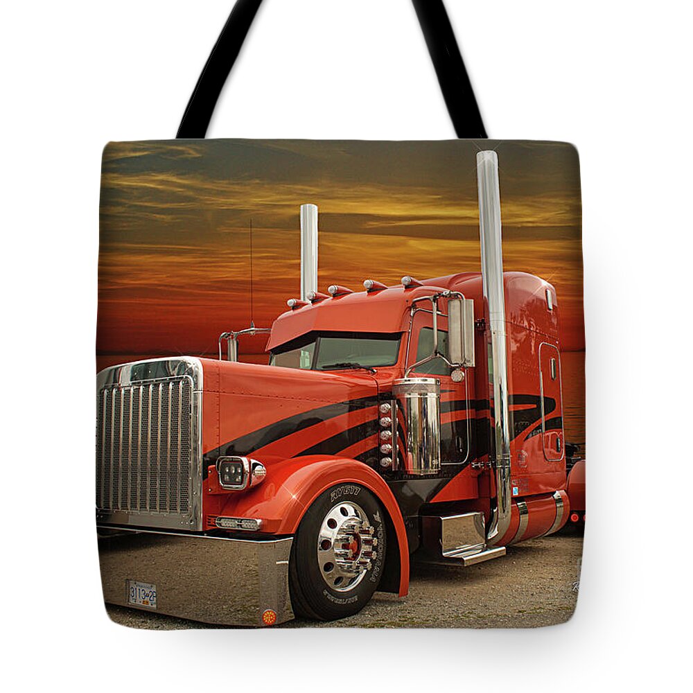 Big Rigs Tote Bag featuring the photograph Catr9507-19 by Randy Harris