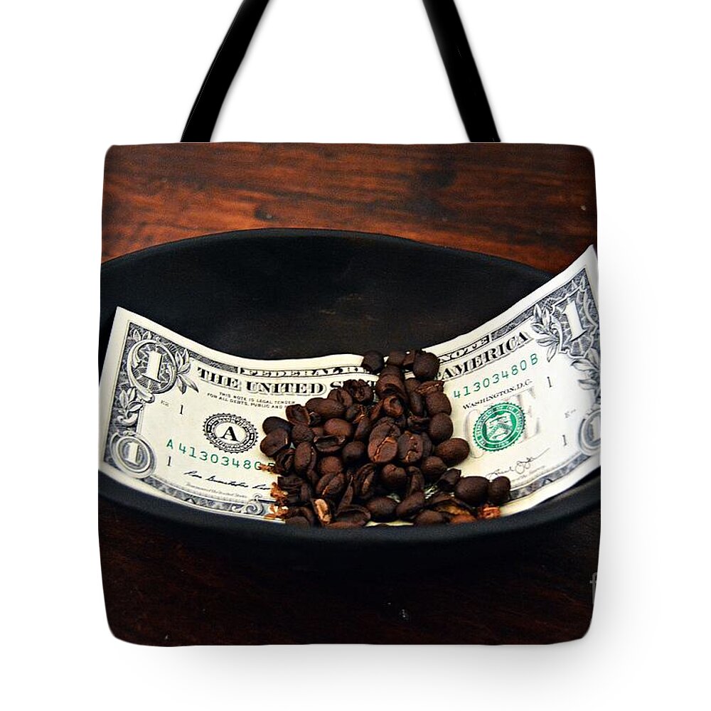 One Dollar Tote Bag featuring the photograph Change by Thomas Schroeder