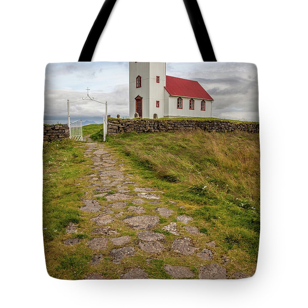Church Tote Bag featuring the photograph Chapel Walk by David Letts