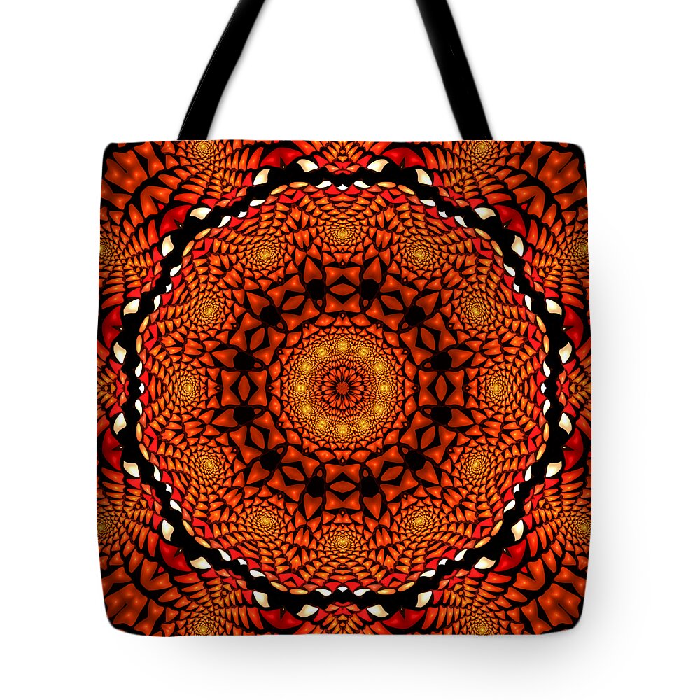 Candyland Fractal Sweets Gallery Tote Bag featuring the digital art Chiclets K12-2 by Doug Morgan