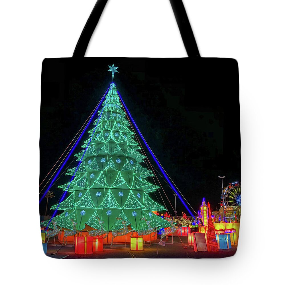 Christmas Tree Tote Bag featuring the photograph Christmas tree 2 by Nicole Zenhausern