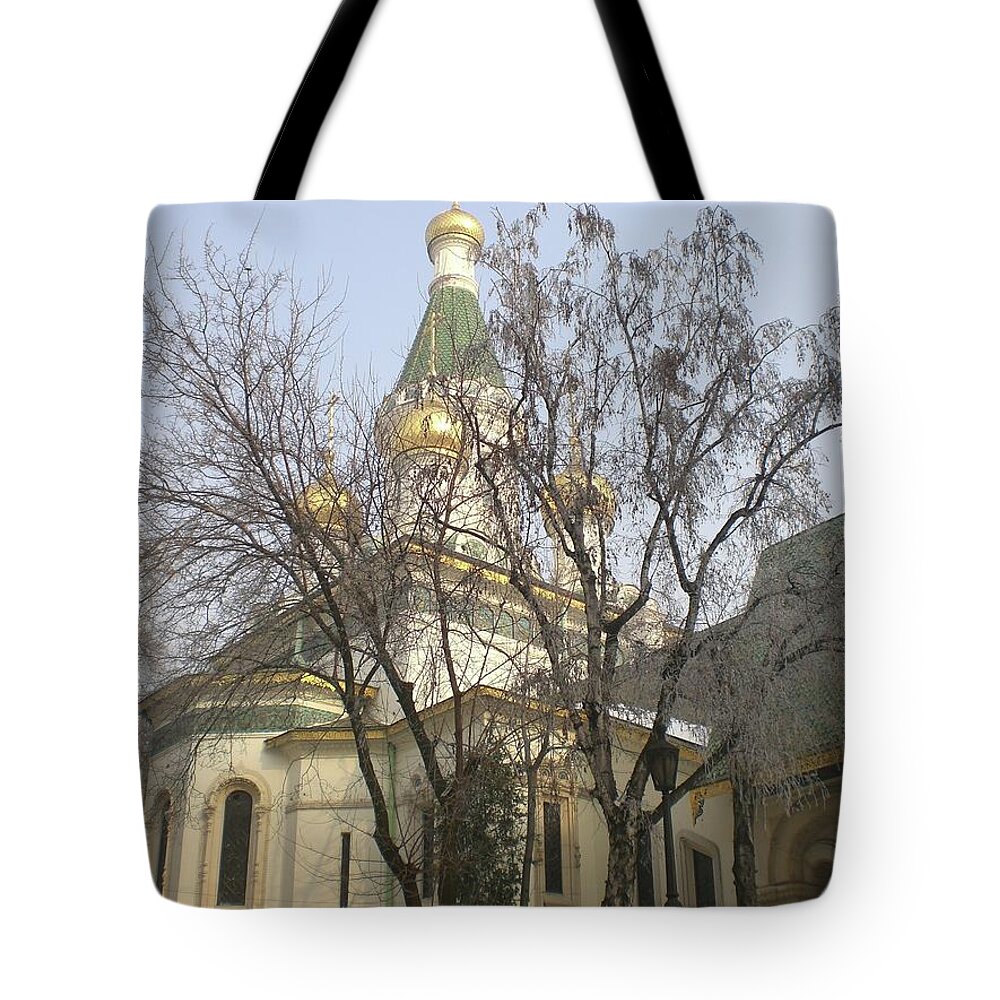 Church Tote Bag featuring the photograph Church in Sofia, Bulgaria by Martin Smith