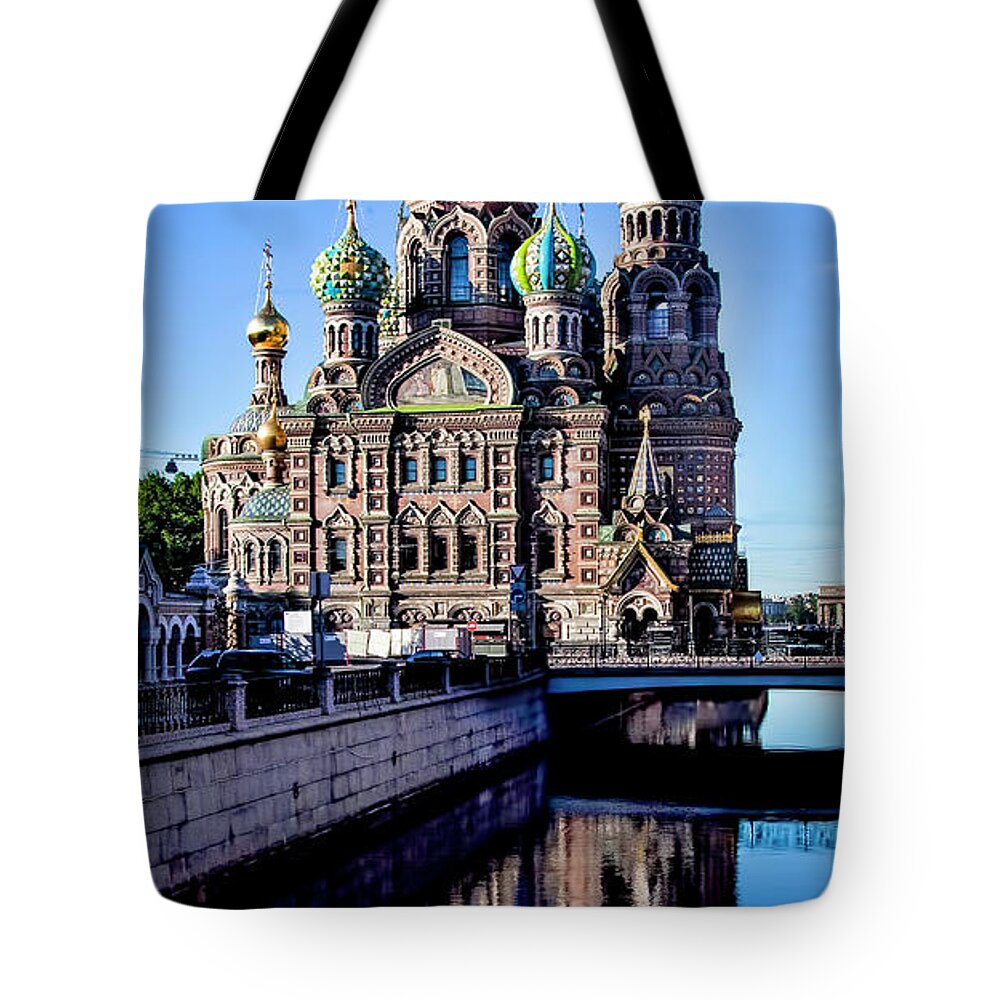Church Tote Bag featuring the photograph Church of the Spilt Blood by Shirley Mangini