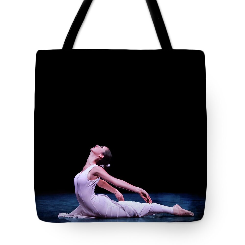 Ballet Dancer Tote Bag featuring the photograph Classical Ballet Dancer by Maika 777