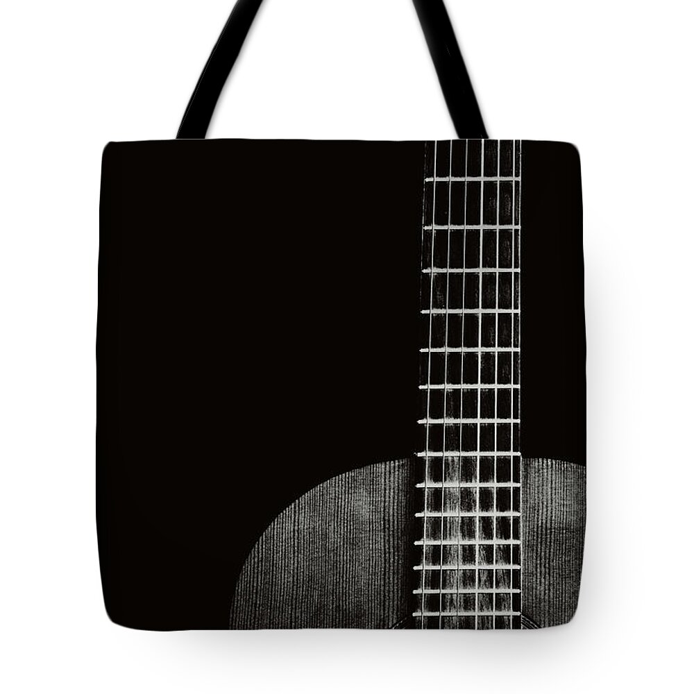 Country And Western Music Tote Bag featuring the photograph Classical Guitar by Baytunc