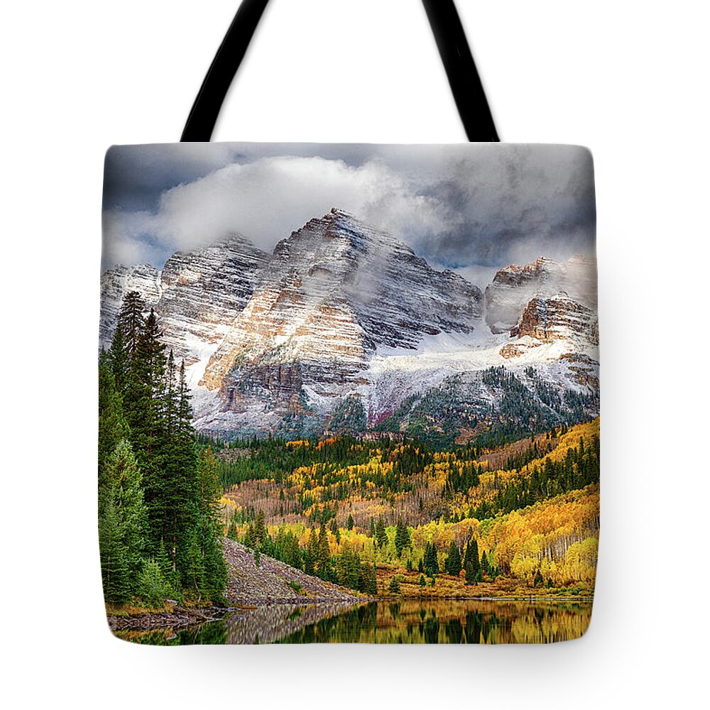 Colorado Tote Bag featuring the photograph Clearing Bells by Eric Glaser