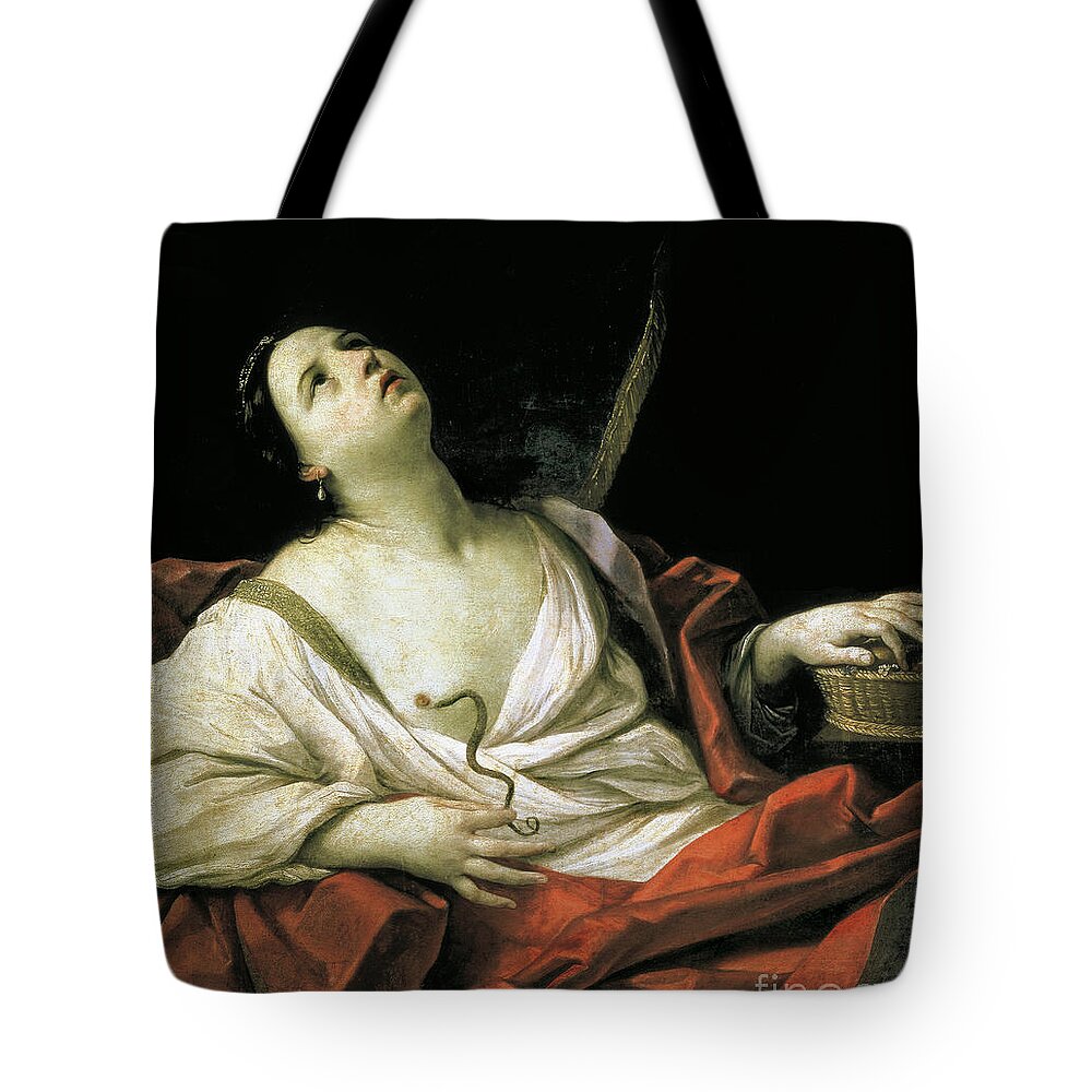 17th Century Tote Bag featuring the painting cleopatra C. 1635 by Guido Reni