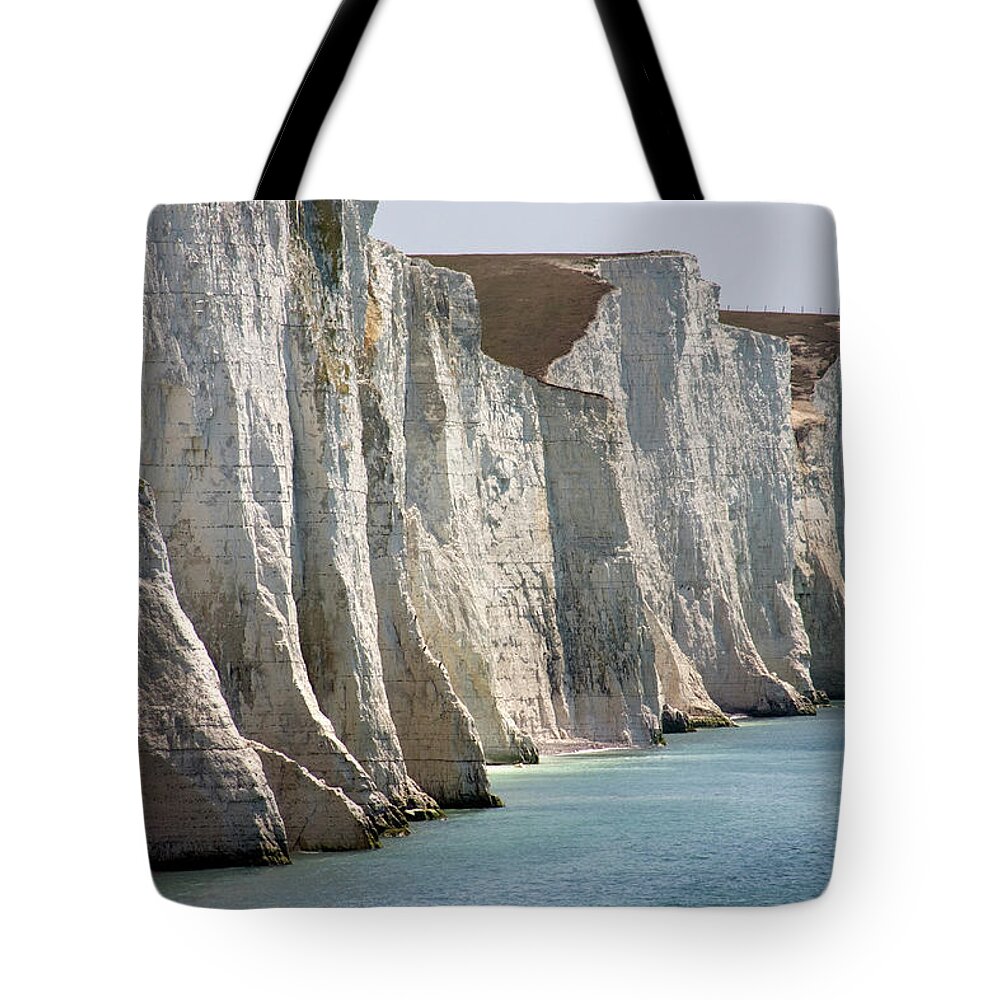 Tranquility Tote Bag featuring the photograph Cliff by Steven Wares