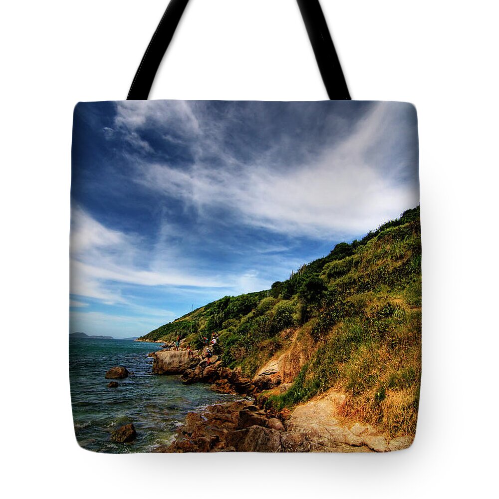 Scenics Tote Bag featuring the photograph Coastline II by Luiz Ae Soares