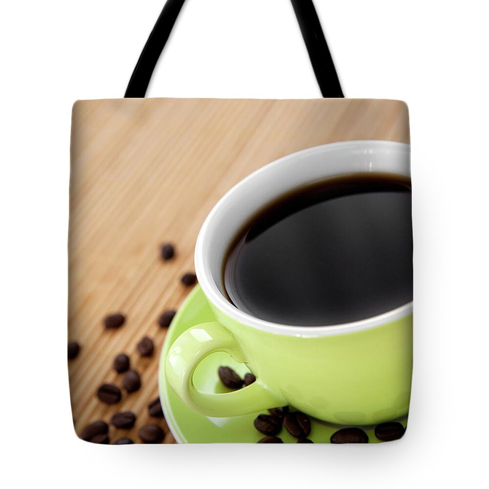 Breakfast Tote Bag featuring the photograph Coffee Cup by A-s-l