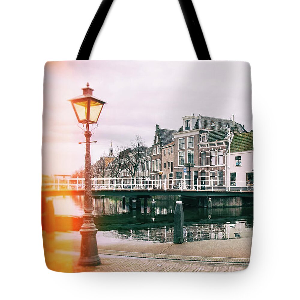 Leiden Tote Bag featuring the photograph Cold Nights Of Leiden by Iryna Goodall
