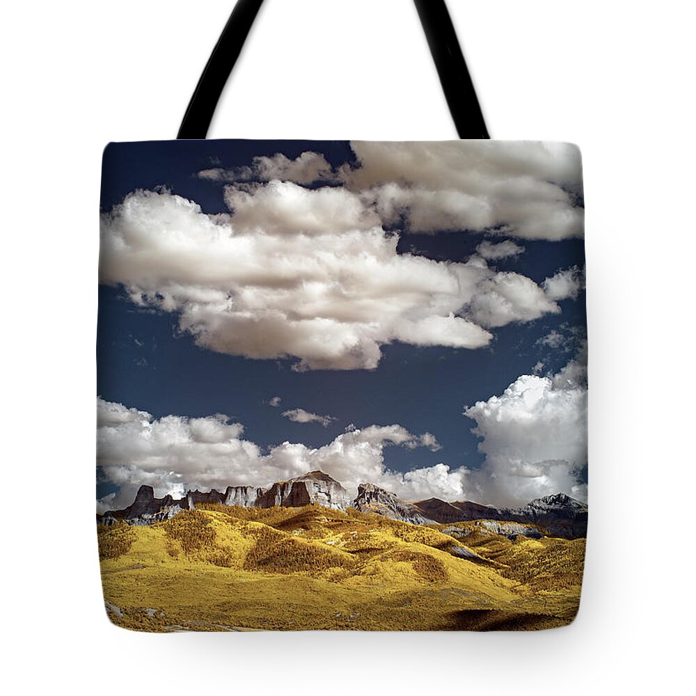 Colorado Tote Bag featuring the photograph Colorado Valley by Jon Glaser
