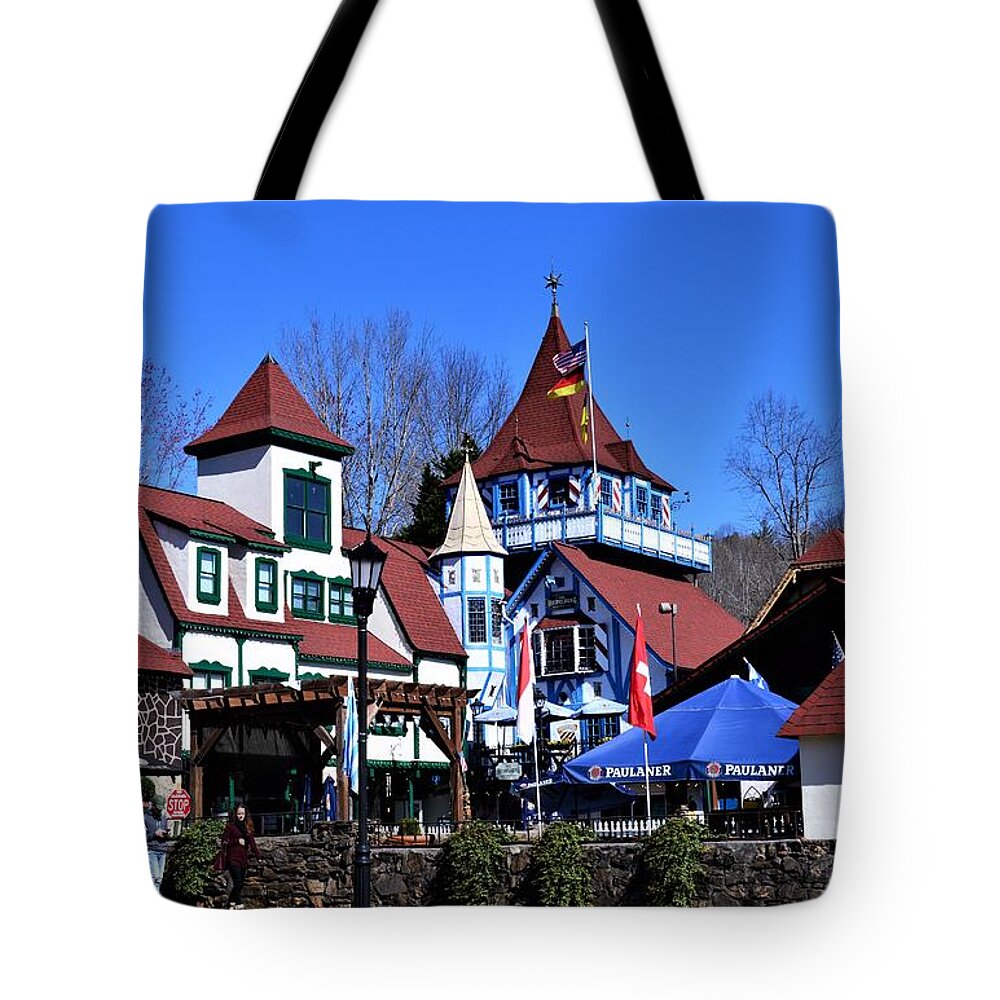 Colorful Helen Georgia Tote Bag featuring the photograph Colorful Helen Georgia by Warren Thompson
